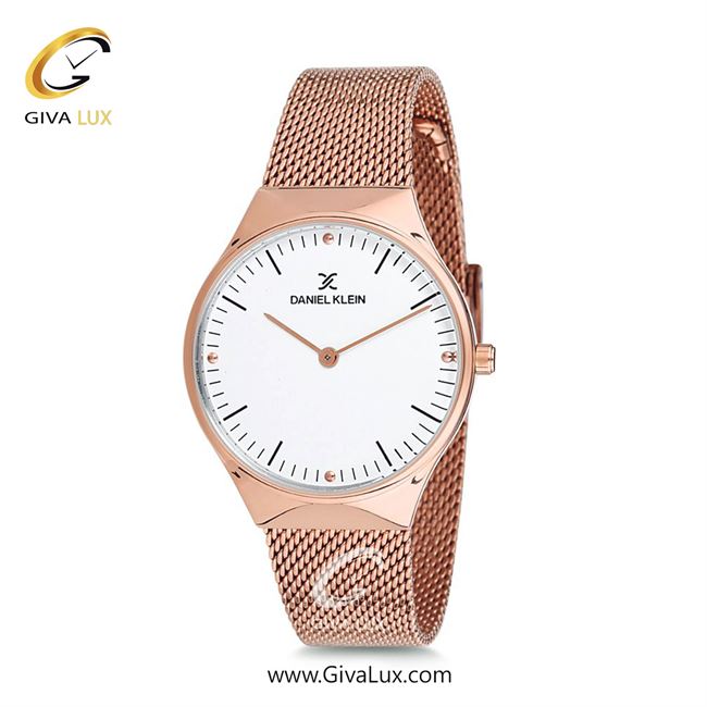 ساعت مچی اورجینال زنانه دنیل کلین رزگلد | رزگلد| سفید| کد رفرنس DK12203-3