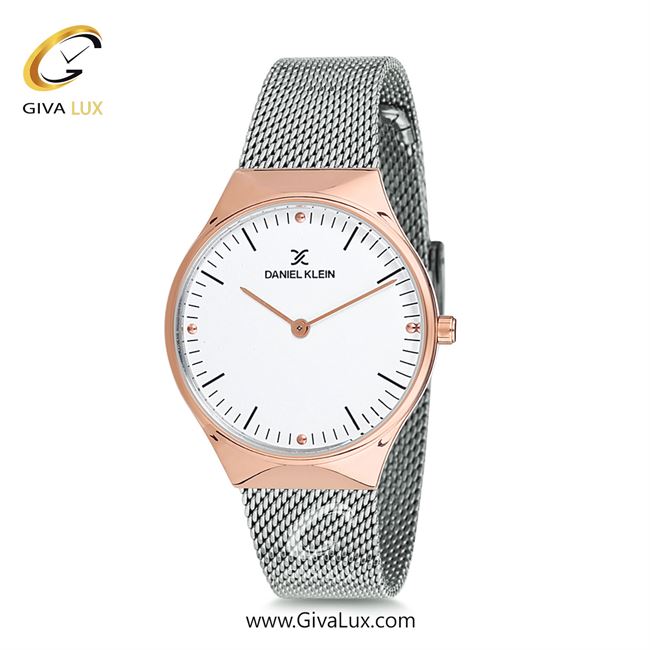 ساعت مچی اورجینال زنانه دنیل کلین رزگلد | نقره ای| سفید| کد رفرنس DK12203-4