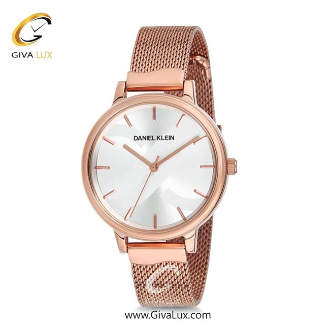 ساعت مچی اورجینال زنانه دنیل کلین رزگلد | رزگلد| نقره ای| کد رفرنس DK12205-3