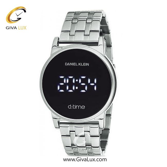 ساعت مچی اورجینال مردانه دنیل کلین نقره ای | نقره ای| مشکی| کد رفرنس DK12208-1