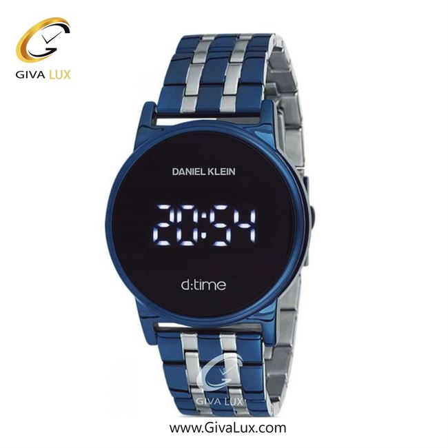 ساعت مچی اورجینال مردانه دنیل کلین سرمه ای | سرمه ای-نقره ای| مشکی| کد رفرنس DK12208-2