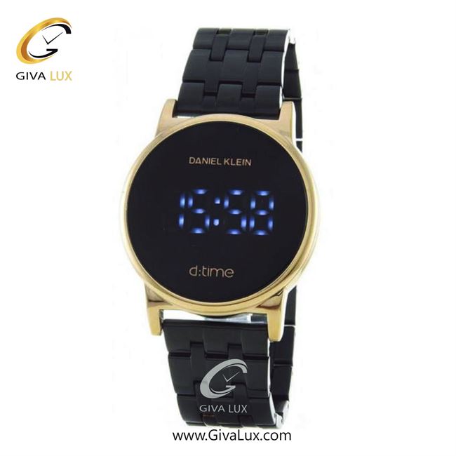 ساعت مچی اورجینال مردانه دنیل کلین طلایی | مشکی| مشکی| کد رفرنس DK12208-3