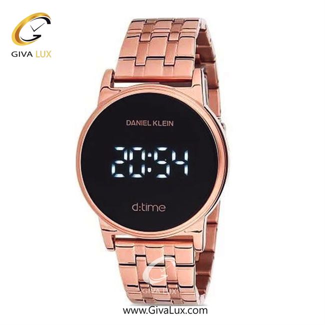 ساعت مچی اورجینال مردانه دنیل کلین رزگلد | رزگلد| مشکی| کد رفرنس DK12208-4