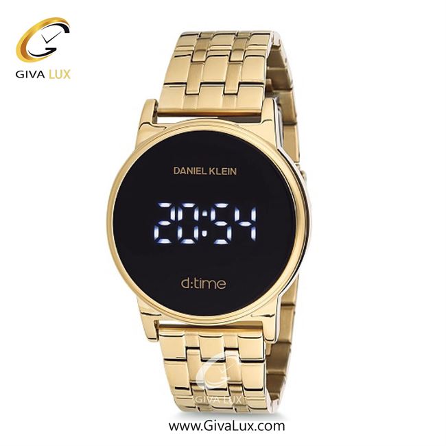 ساعت مچی اورجینال مردانه دنیل کلین طلایی | طلایی| مشکی| کد رفرنس DK12208-5