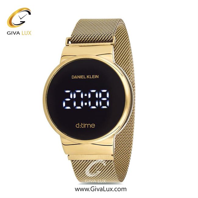 ساعت مچی اورجینال مردانه دنیل کلین طلایی | طلایی| مشکی| کد رفرنس DK12210-3