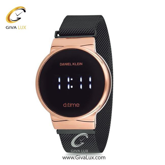 ساعت مچی اورجینال مردانه دنیل کلین رزگلد | مشکی| مشکی| کد رفرنس DK12210-4