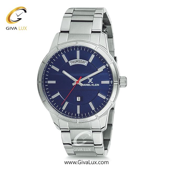 ساعت مچی اورجینال مردانه دنیل کلین نقره ای | نقره ای| سرمه ای| کد رفرنس DK12215-4