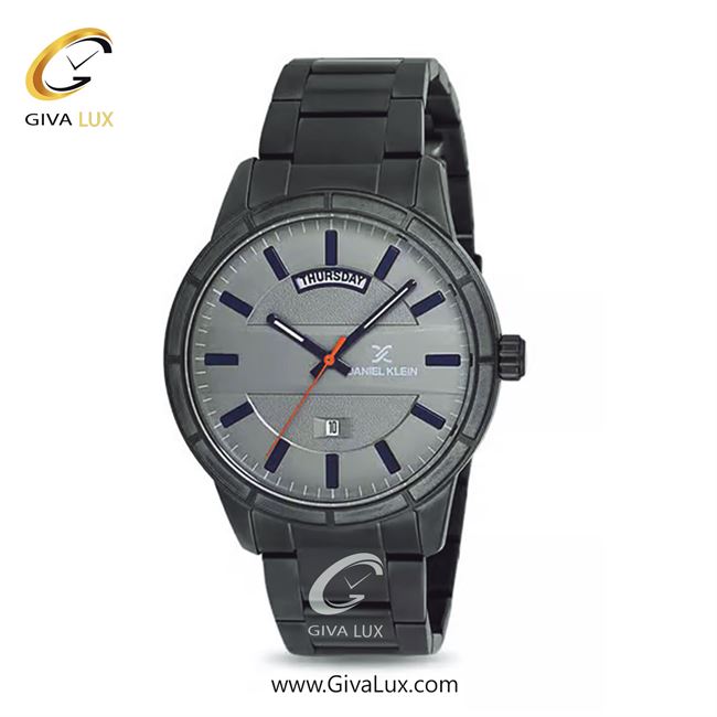 ساعت مچی اورجینال مردانه دنیل کلین مشکی | مشکی| طوسی| کد رفرنس DK12215-6