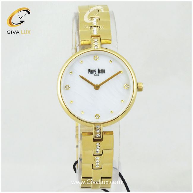 ساعت مچی زنانه طلایی اورجینال پییر لنون PL-۰۱۳۱