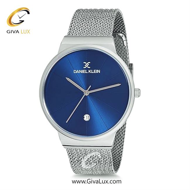 ساعت مچی اورجینال مردانه دنیل کلین نقره ای | نقره ای| سرمه ای| کد رفرنس DK12223-2