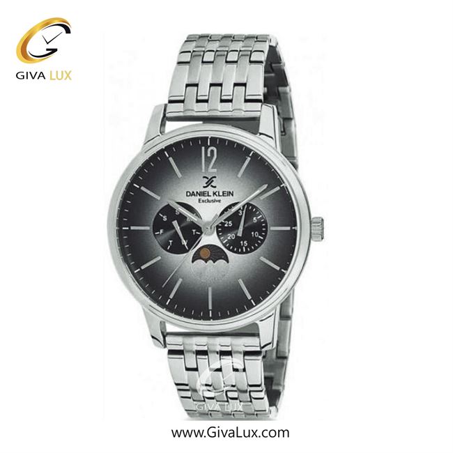 ساعت مچی اورجینال مردانه دنیل کلین سه موتوره فول تایم نقره ای | نقره ای| مشکی-نقره ای| کد رفرنس DK12226-4