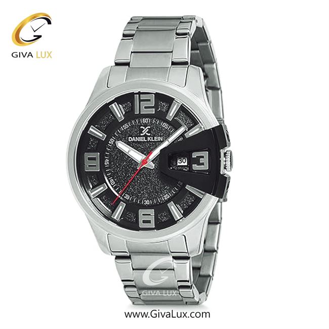 ساعت مچی اورجینال مردانه دنیل کلین نقره ای | نقره ای| طوسی-مشکی| کد رفرنس DK12231-5