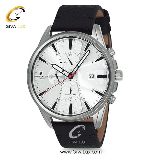 ساعت مچی اورجینال مردانه دنیل کلین سه موتوره فول تایم نقره ای | مشکی| نقره ای| کد رفرنس DK12238-1