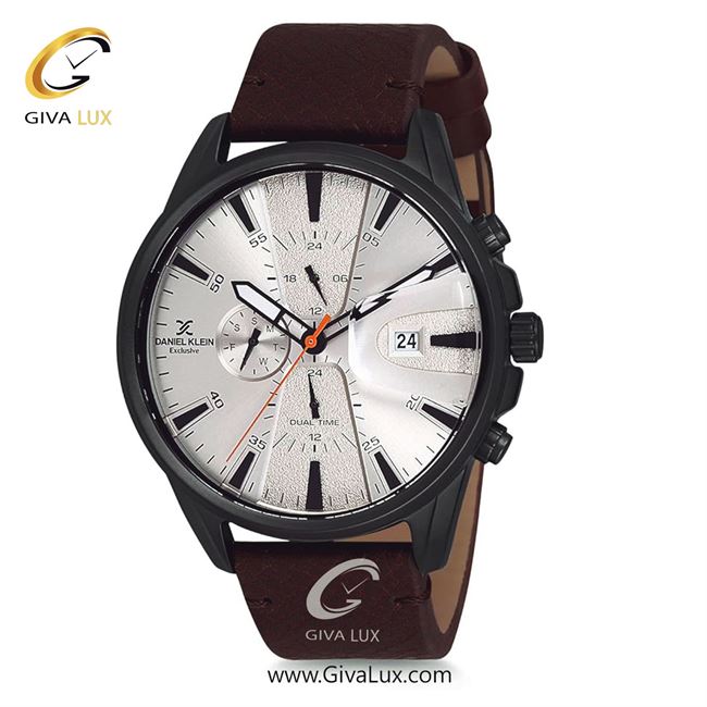 ساعت مچی اورجینال مردانه دنیل کلین سه موتوره فول تایم مشکی | قهوه ای| نقره ای| کد رفرنس DK12238-6