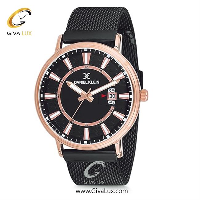 ساعت مچی اورجینال مردانه دنیل کلین رزگلد | مشکی| مشکی| کد رفرنس DK12244-2