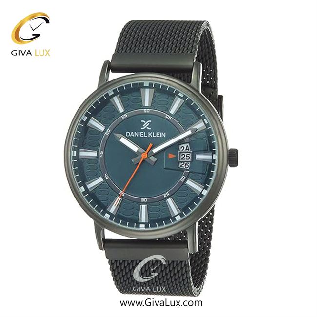 ساعت مچی اورجینال مردانه دنیل کلین تیتانیوم | تیتانیوم(زغالی)| سبزآبی| کد رفرنس DK12244-6