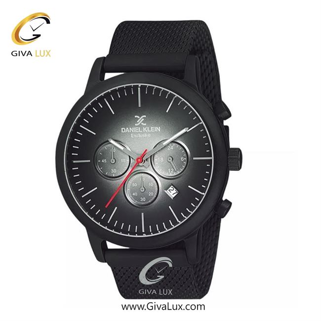 ساعت مچی اورجینال مردانه دنیل کلین سه موتوره کرنوگراف مشکی | مشکی| مشکی| کد رفرنس DK12246-4