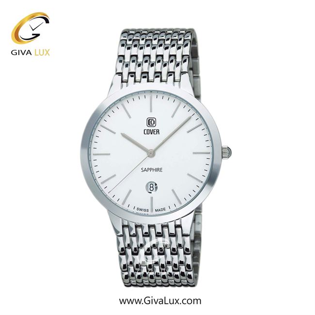 ساعت مچی اورجینال مردانه کاور نقره ای | نقره ای| سفید| کد رفرنس CO123.02