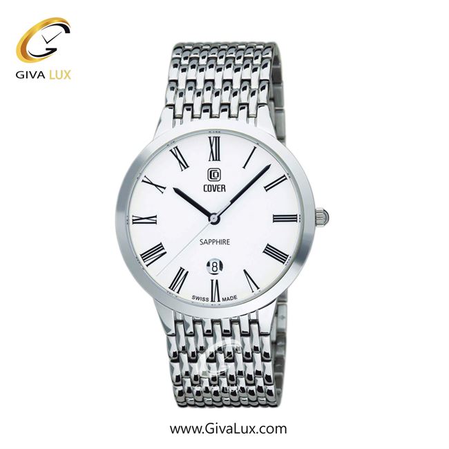 ساعت مچی اورجینال مردانه کاور نقره ای | نقره ای| سفید| کد رفرنس CO123.03
