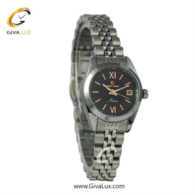 ساعت مچی اورجینال زنانه دنیل سزار تیتانیوم | تیتانیوم(زغالی)| مشکی| کد رفرنس DC-1231