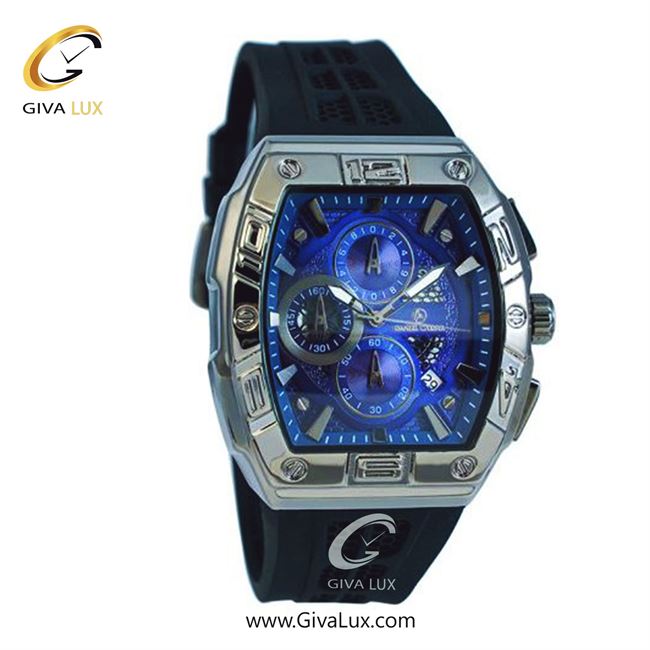 ساعت مچی اورجینال مردانه دنیل سزار سه موتوره کرنوگراف نقره ای | مشکی| آبی کاربنی| کد رفرنس DC-1233