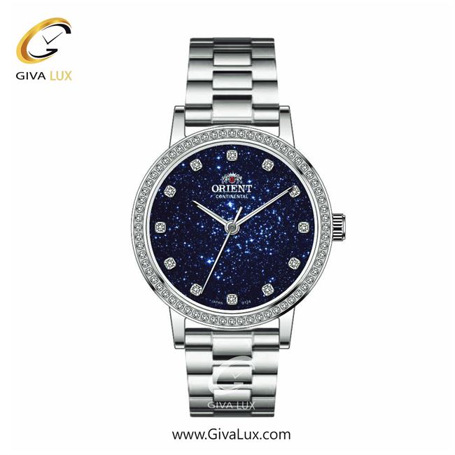 ساعت مچی اورجینال زنانه اورینت (کانتیننتال) | Orient (Continental) نقره ای | نقره ای| سرمه ای| کد رفرنس 0124