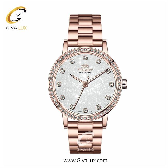 ساعت مچی اورجینال زنانه اورینت (کانتیننتال) | Orient (Continental) رزگلد | رزگلد| نقره ای| کد رفرنس 0124