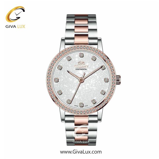 ساعت مچی اورجینال زنانه اورینت (کانتیننتال) | Orient (Continental) نقره ای-رزگلد | رزگلد-نقره ای| نقره ای| کد رفرنس 0124