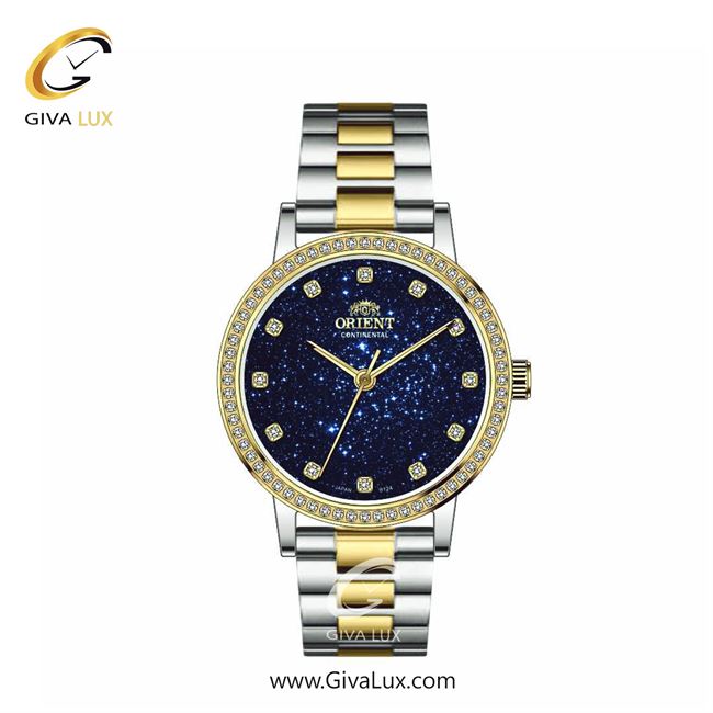 ساعت مچی اورجینال زنانه اورینت (کانتیننتال) | Orient (Continental) نقره ای-طلایی | نقره ای-طلایی| سرمه ای| کد رفرنس 0124