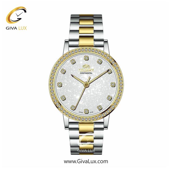 ساعت مچی اورجینال زنانه اورینت (کانتیننتال) | Orient (Continental) نقره ای-طلایی | نقره ای-طلایی| نقره ای| کد رفرنس 0124