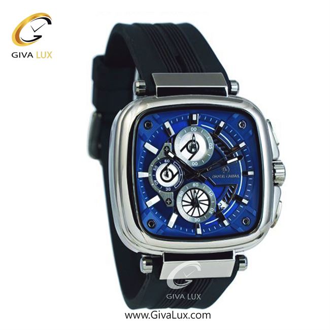 ساعت مچی اورجینال مردانه دنیل سزار سه موتوره کرنوگراف نقره ای | مشکی| سرمه ای| کد رفرنس DC-1242
