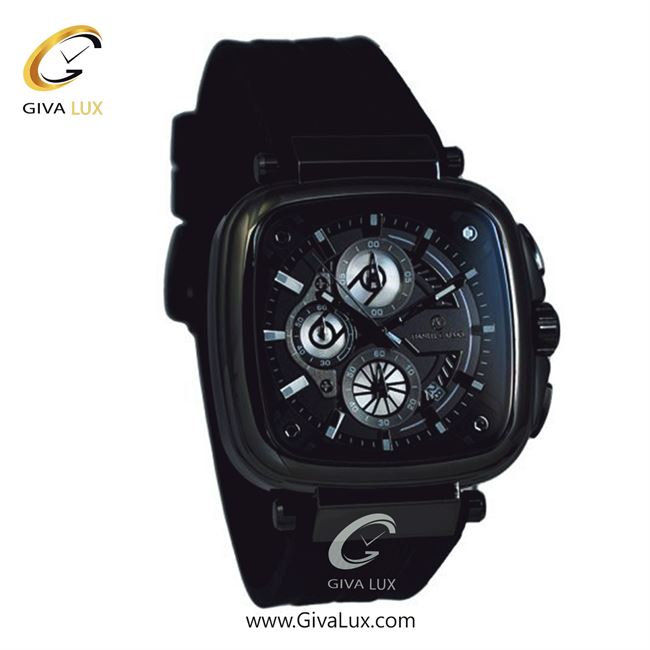 ساعت مچی اورجینال مردانه دنیل سزار سه موتوره کرنوگراف مشکی | مشکی| مشکی| کد رفرنس DC-1242