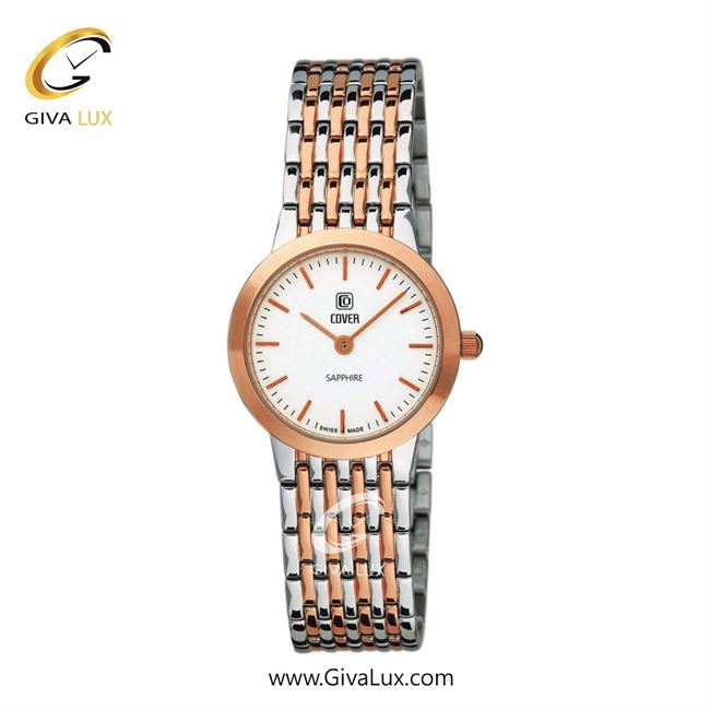 ساعت مچی اورجینال زنانه کاور رزگلد | رزگلد-نقره ای| سفید| کد رفرنس CO125.29