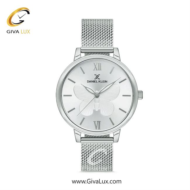 ساعت مچی اورجینال زنانه دنیل کلین نقره ای | نقره ای| نقره ای-گلدار/طرحدار| کد رفرنس DK12535-1