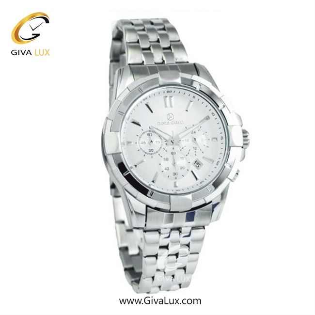 ساعت مچی اورجینال مردانه دنیل سزار سه موتوره کرنوگراف نقره ای | نقره ای| نقره ای| کد رفرنس DC-1257