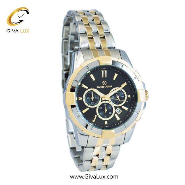 ساعت مچی اورجینال مردانه دنیل سزار سه موتوره کرنوگراف نقره ای-طلایی | نقره ای-طلایی| مشکی| کد رفرنس DC-1257