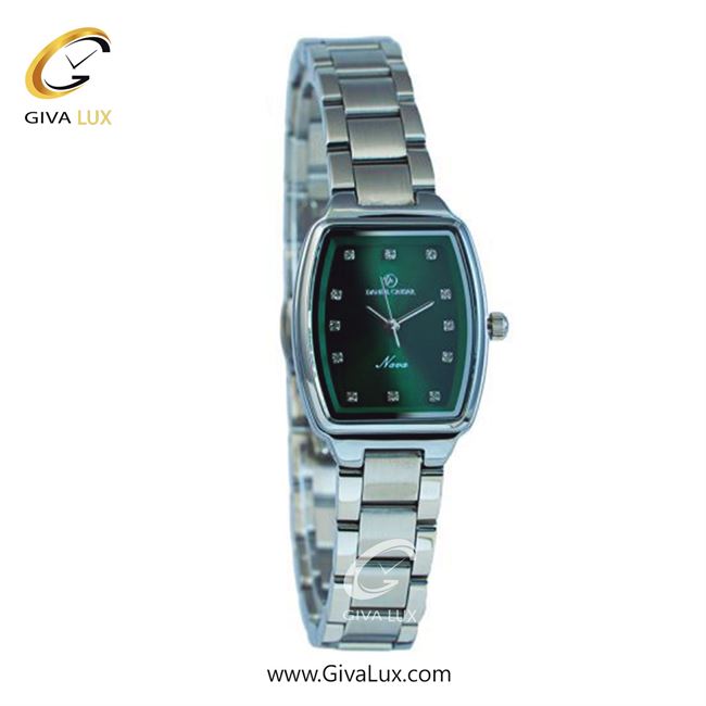 ساعت مچی اورجینال زنانه دنیل سزار نقره ای | نقره ای| سبز یشمی تیره| کد رفرنس DC-1261