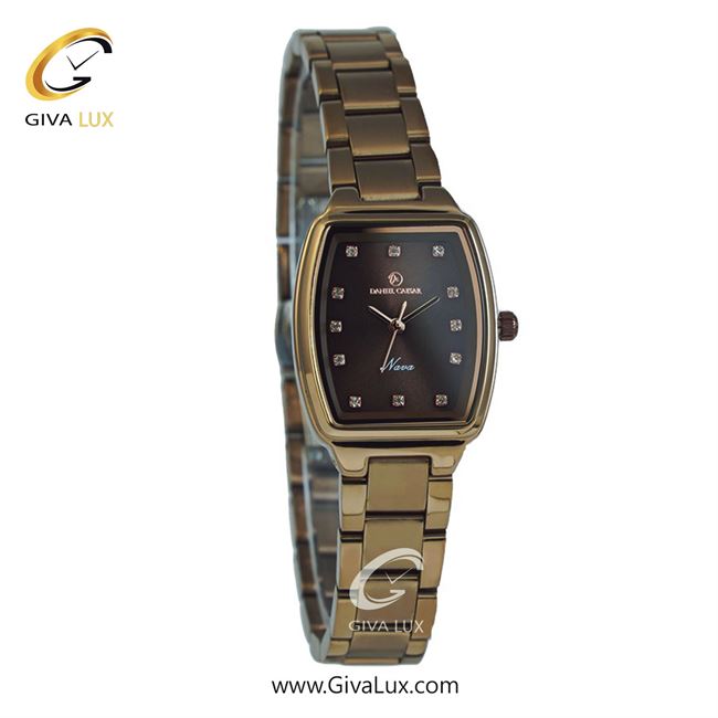 ساعت مچی اورجینال زنانه دنیل سزار کافی | کافی| قهوه ای| کد رفرنس DC-1261