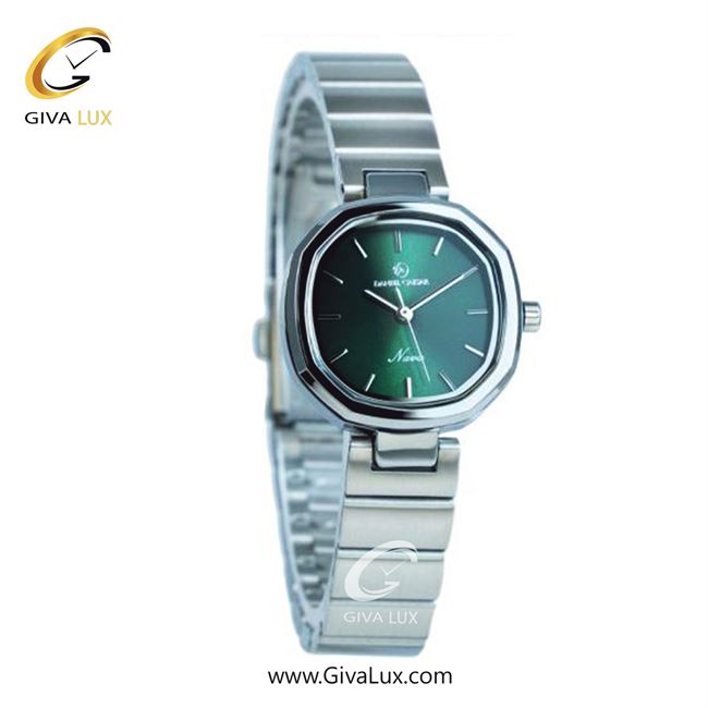 ساعت مچی اورجینال زنانه دنیل سزار نقره ای | نقره ای| سبز یشمی تیره| کد رفرنس DC-1263