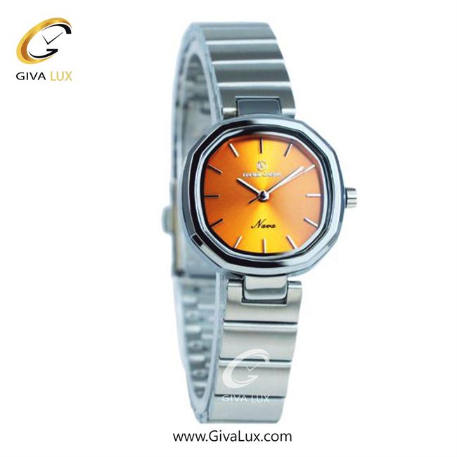 ساعت مچی اورجینال زنانه دنیل سزار نقره ای | نقره ای| نارنجی| کد رفرنس DC-1263