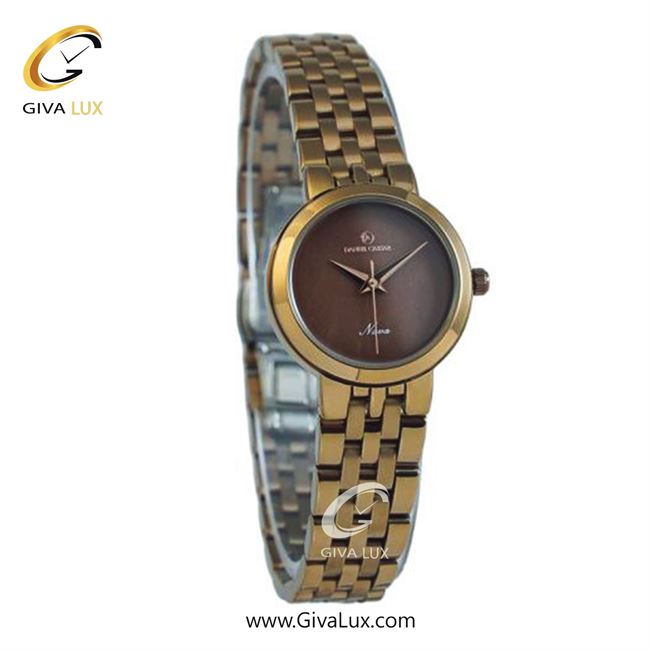 ساعت مچی اورجینال زنانه دنیل سزار طلایی | طلایی| قهوه ای| کد رفرنس DC-1265