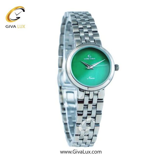 ساعت مچی اورجینال زنانه دنیل سزار نقره ای | نقره ای| سبز| کد رفرنس DC-1265