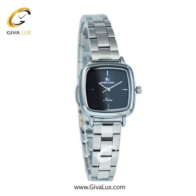 ساعت مچی اورجینال زنانه دنیل سزار نقره ای | نقره ای| مشکی| کد رفرنس DC-1266