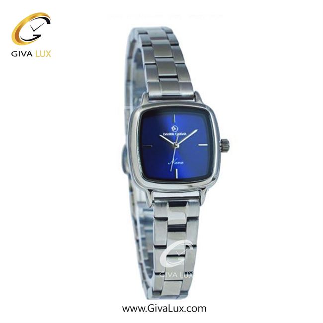 ساعت مچی اورجینال زنانه دنیل سزار نقره ای | نقره ای| سرمه ای| کد رفرنس DC-1266