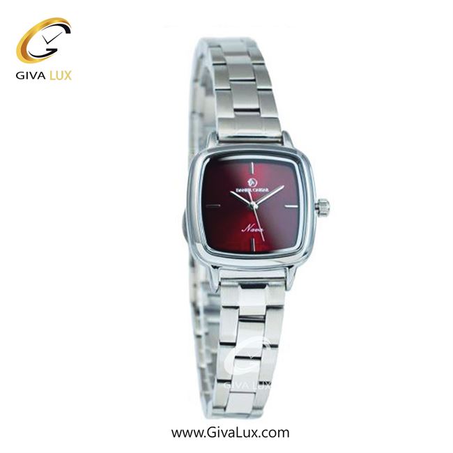 ساعت مچی اورجینال زنانه دنیل سزار نقره ای | نقره ای| زرشکی| کد رفرنس DC-1266
