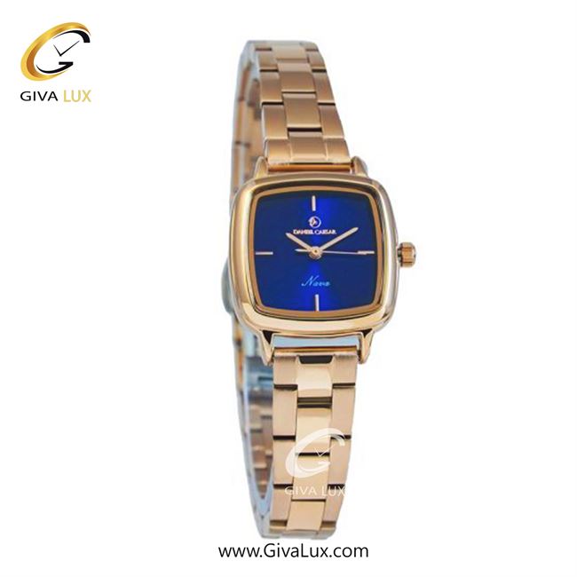 ساعت مچی اورجینال زنانه دنیل سزار رزگلد | رزگلد| سرمه ای| کد رفرنس DC-1266