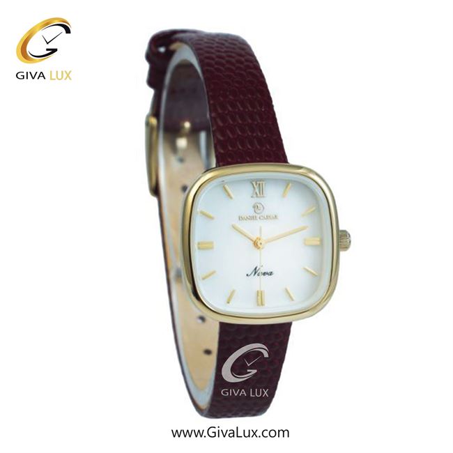 ساعت مچی اورجینال زنانه دنیل سزار طلایی | قهوه ای| سفید| کد رفرنس DC-1268