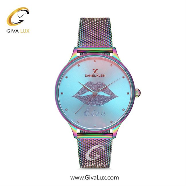 ساعت مچی اورجینال زنانه دنیل کلین نقره ای | نقره ای-بنفش| نقره ای-هفت رنگ-گلدار/طرحدار| کد رفرنس DK12700-6
