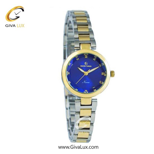 ساعت مچی اورجینال زنانه دنیل سزار طلایی-نقره ای | طلایی-نقره ای| سرمه ای| کد رفرنس DC-1271