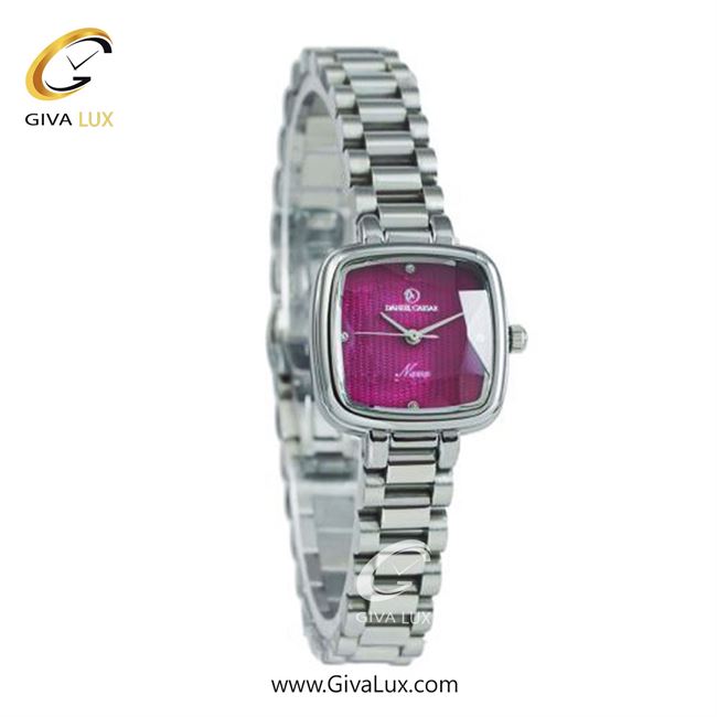 ساعت مچی اورجینال زنانه دنیل سزار نقره ای | نقره ای| سرخابی| کد رفرنس DC-1272